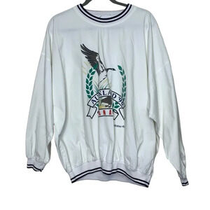 Vintage ADIDAS Aukland 90s Y2K Canada Crewneck Shirt Size XL With Marks